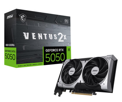 Karta graficzna NVIDIA MSI GeForce RTX 5050 Ventus 2X OC 8GB GDDR6 DLSS5